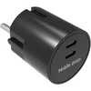Mobile Origin 30W įkroviklio kištukas PW33 - 2x USB-C, juodas
