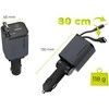 „Mobile Origin 4in1 50W“ automobilinis įkroviklis CA28 – USB-C + USB-A, USB-C ir „Lightning“ laidas