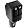 Mobile Origin 90 W automobilinis įkroviklis CA22 - USB-C + USB-A, 2x USB-C laidai