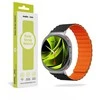 Mobile Origin Easy Strap magnetinis dirželis Galaxy Watch 8 juodas/oranžinis