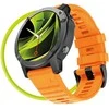 Mobile Origin Easy Strap silikoninis dirželis, skirtas Garmin ES2, 20 mm oranžinis