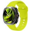 Mobile Origin Easy Strap silikoninis dirželis Galaxy Watch Ultra 47 mm, fluorescencinės geltonos spalvos