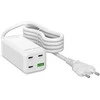 „Mobile Origin GaN“ 100 W kompaktiškas „MultiHub“ įkroviklis PW18 su 3 USB-C + USB-A jungtimis