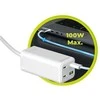„Mobile Origin GaN“ 100 W kompaktiškas „MultiHub“ įkroviklis PW18 su 3 USB-C + USB-A jungtimis