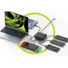 Mobile Origin GaN 140W kelioninis įkroviklis PW12 ES/JK/JAV, 3x USB-C + 3x USB-A