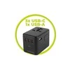 „Mobile Origin GaN 67W“ kelioninis adapteris PW5 EU/UK/US/AUS, 3x USB-C + USB-A