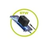 „Mobile Origin GaN 67W“ kelioninis adapteris PW5 EU/UK/US/AUS, 3x USB-C + USB-A
