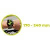 Mobile Origin Greito tvirtinimo dirželis "Quick Fit", skirtas Garmin ES1, 20 mm, tamsiai žalias