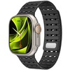 Mobile Origin magnetinis dirželis, juodas - AW Ultra 2/1 (49 mm) 9/8/7 (45 mm)/6/SE/5/4 (44 mm)/3/2/1 (42 mm)