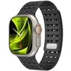 Mobile Origin magnetinis dirželis, juodas - AW Ultra 2/1 (49 mm) 9/8/7 (45 mm)/6/SE/5/4 (44 mm)/3/2/1 (42 mm)
