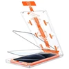 Mobile Origin Oranžinė iPhone 15 Pro ekrano apsauga su lengvu aplikatoriumi, 2 vnt.