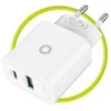 Mobile Origin PD20W sieninis įkroviklis MO12, 1 USB-A + 1 USB-C