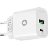 Mobile Origin PD20W sieninis įkroviklis MO12, 1 USB-A + 1 USB-C