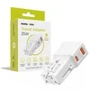 „Mobile Origin“ kelioninis adapteris 25 W, ES/JAV/JK/AU, baltas