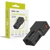 Mobile Origin Travel adapter 25W, EU/US/UK/AU, juodas