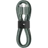 Native Union Belt Cable - kabelis USB-C - USB-C, 1,2 m (slate žalias)