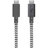 Native Union kabelis su dirželiu C-C PRO 2.4m 240W, zebros raštas