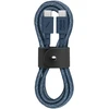 Native Union kabelis su dirželiu (USB-C - USB-C) 1,2 m, tamsiai mėlynas