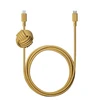 Native Union Night Cable - kabelis USB-C - lightning, 3 m (kraft)