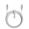 Nomad Kevlar laidas, USB-C į USB-C, 3.0m, baltos spalvos