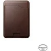 Nomad Leather Mag Wallet with Find My Tracking, ruda