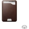 Nomad Leather Mag Wallet with Find My Tracking, ruda