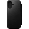 Dėklas Nomad Modern Leather Folio, juodas - iPhone 17