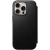 Dėklas Nomad Modern Leather Folio, juodas - iPhone 16 Pro