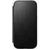 Dėklas Nomad Modern Leather Folio, juodas - iPhone 16 Pro