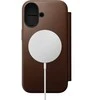 „Nomad Modern“ odinis dėklas, rudas – „iPhone 17“