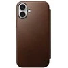 Nomad Modernus odinis dėklas, imbiero spalvos – „iPhone 16 Plus“