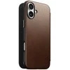 Nomad Modernus odinis dėklas, imbiero spalvos – „iPhone 16 Plus“