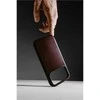 Nomad Modern Odinis dėklas, burgundy (Horween) - iPhone 17 Pro Max