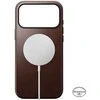 Nomad Modern Odinis dėklas, rustic ruda (Horween) - iPhone 17 Pro Max