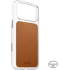 Nomad skaidrus odinis dėklas, balno ruda (Horween) - iPhone 18 Pro Max/17 Pro Max