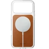Nomad skaidrus odinis dėklas, balno ruda (Horween) - iPhone 18 Pro Max/17 Pro Max