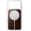Nomad skaidrus odinis dėklas, sendinto rudumo (Horween) - iPhone 18 Pro Max/17 Pro Max