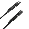 Nomad Universal Kevlar kabelis USB-C, 0.3m, carbide