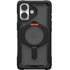 Dėklas Urban Armor Gear UAG Plasma XTE MagSafe case for iPhone 17 - juodas and oranžinis