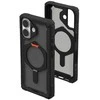 Dėklas Urban Armor Gear UAG Plasma XTE MagSafe case for iPhone 17 - juodas and oranžinis