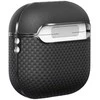 Pitaka Aramid Fiber Magnetic Case, juodas/pilka - AirPods 4