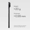 Dėklas Pitaka Ultra-Slim Case, Juodas/Pilkas - iPhone 17