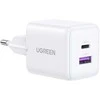Sieninis įkroviklis UGREEN X516, 30W, 3A, 1 x USB-A - 1 x USB-C, baltas