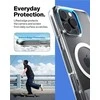 Dėklas Spigen Caseology Capella MagSafe Kickstand, clear baltas sidabrinis - iPhone 16 Pro Max