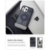 Dėklas Spigen Classic C1 MagSafe, grafito spalvos - iPhone 16 Pro