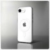 Dėklas Spigen „Crystal Flex MagSafe“, skaidriai baltas – „iPhone 16e“