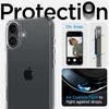 Dėklas „Spigen Crystal Hybrid“, krištolo skaidrumo – iPhone 16