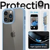 Dėklas Spigen Crystal Hybrid, Sierra mėlyna - iPhone 14 Pro