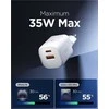 Įkroviklis Spigen Essential 35W Wall Charger EE352EU, baltas