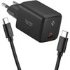 Spigen EE451EU Essential USB-C 45W Wall Charger - Juodas